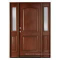 Golden Oak Non-toxic Electrophoretic Wooden Grain non-cracking exterior solid wood door for residential bedroom